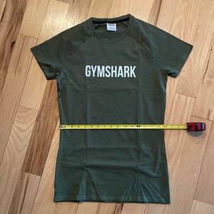Gymshark Apollo Short-sleeve T-shirt - Core Olive - Size Small (muscle fit)